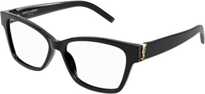 Saint Laurent Trendy lichtgewicht acetaat zonnebril Zwart Dames