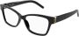 Saint Laurent Trendy lichtgewicht acetaat zonnebril Zwart Dames - Thumbnail 5