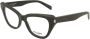 Saint Laurent Upgrade je accessoire spel met chique kattenogen bril Black Dames - Thumbnail 2