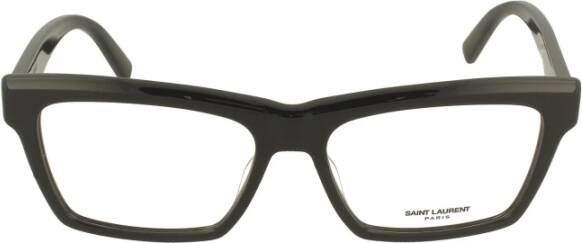 Saint Laurent Upgrade je bril met zwarte rechthoekige glazen Black Dames