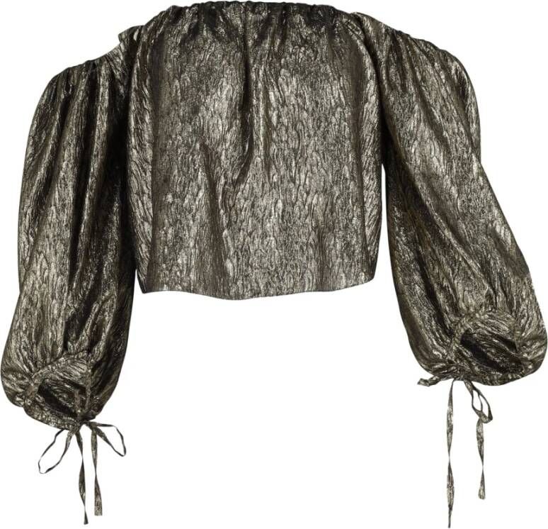 Saint Laurent Vintage Blouses Shirts Geel Dames