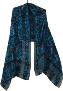 Saint Laurent Vintage Gebruikte sjaal Blauw Dames