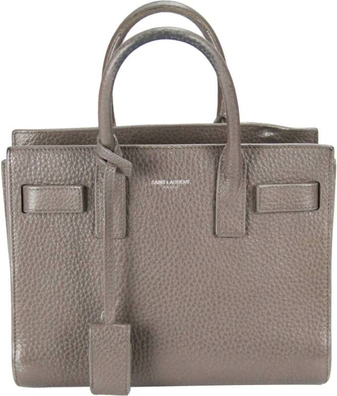 Saint Laurent Vintage Handtassen Grijs Dames