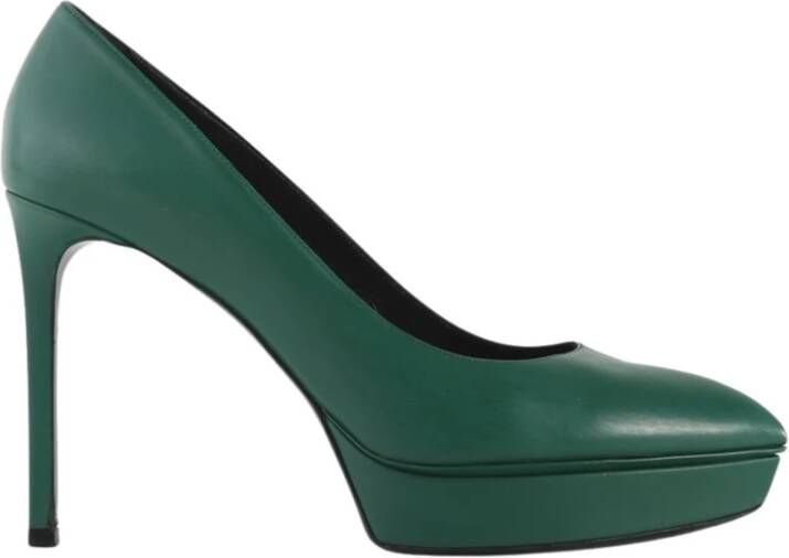 Saint Laurent Vintage Heels Groen Dames