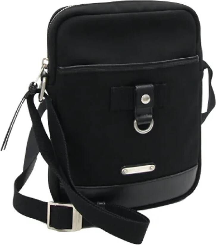 Saint Laurent Vintage Pre-owned Canvas shoppers Zwart Dames