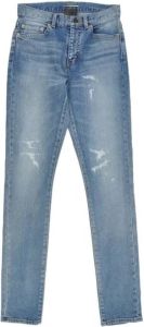 Saint Laurent Vintage Pre-owned Denim jeans Blauw Dames