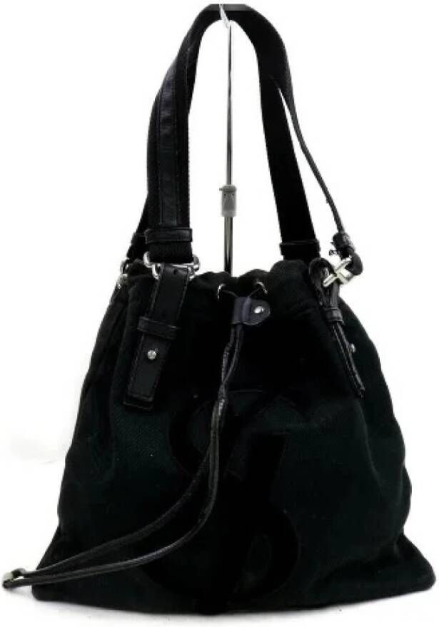 Saint Laurent Vintage Pre-owned Draagtas Zwart Dames