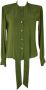 Saint Laurent Vintage Pre-owned Fabric tops Groen Dames - Thumbnail 1