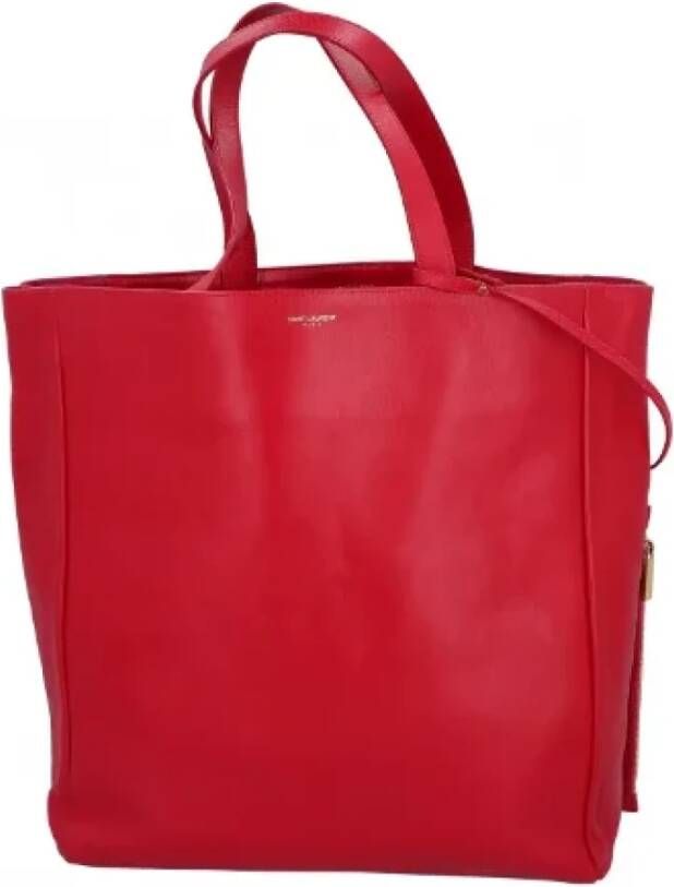 Saint Laurent Vintage Pre-owned Leather handbags Rood Dames