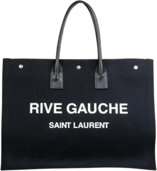 Saint Laurent Vintage Pre-owned Leather handbags Zwart Dames