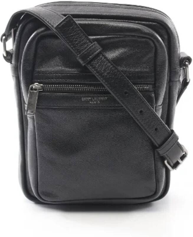 Saint Laurent Vintage Pre-owned Leather saint-laurent-bags Zwart Dames