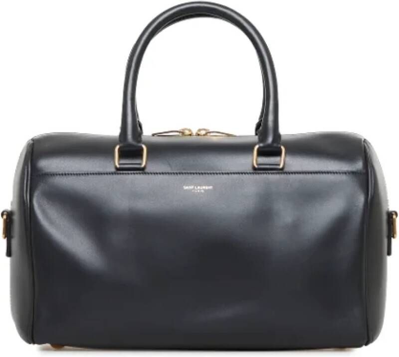 Saint Laurent Vintage Pre-owned Leather shoulder-bags Zwart Dames