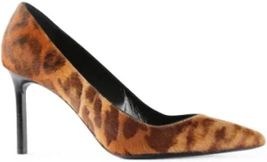 Saint Laurent Vintage Pre-owned Pumps Bruin Dames