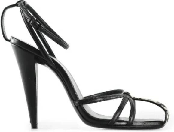 Saint Laurent Vintage Pre-owned Sandalen Zwart Dames