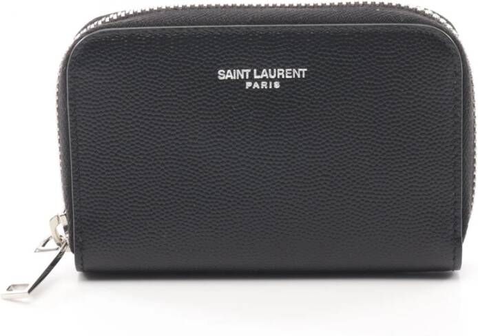 Saint Laurent Vintage Pre-owned Wallets Zwart Heren