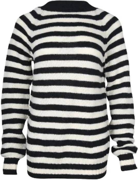 Saint Laurent Vintage Pre-owned Wool tops Zwart Dames