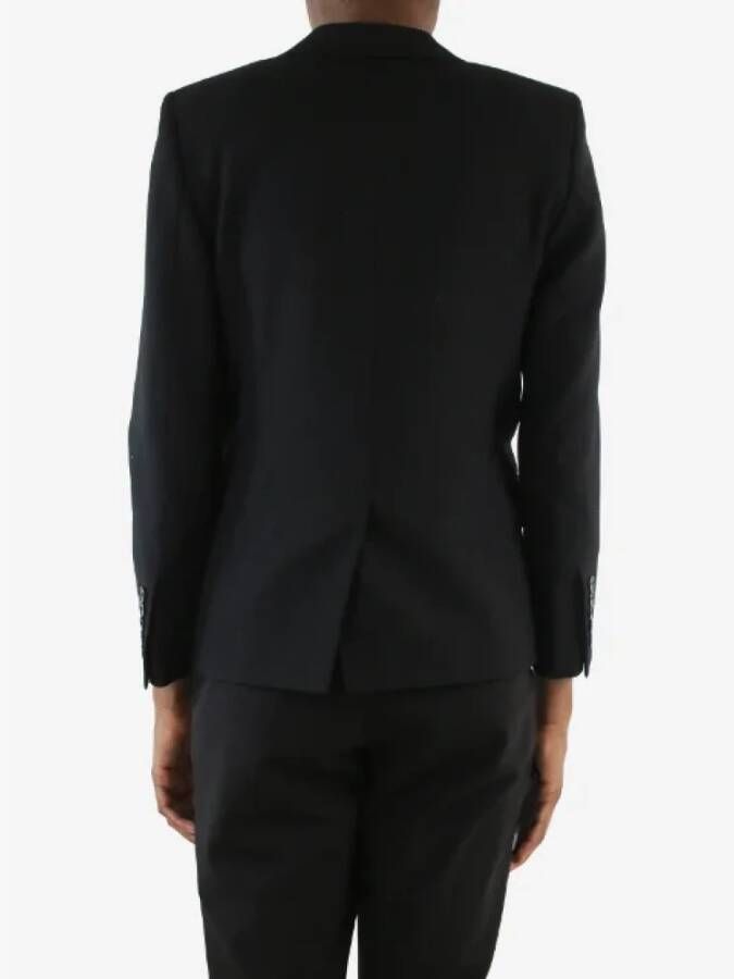 Saint Laurent Vintage Pre-owned Wool tops Zwart Dames