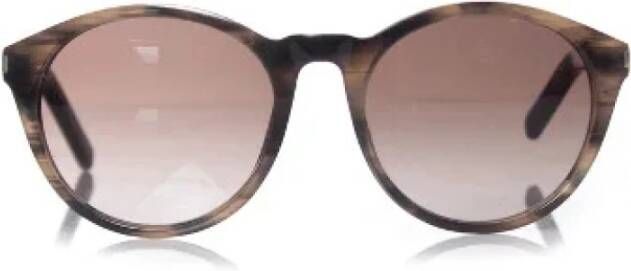 Saint Laurent Vintage Tweedehands accessoire Bruin Dames