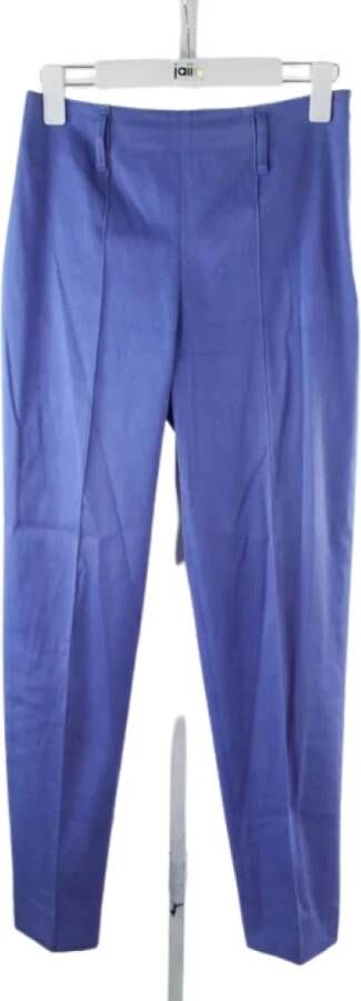 Saint Laurent Vintage Tweedehands broek Blauw Dames