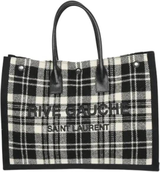 Saint Laurent Vintage Tweedehands draagtas Zwart Dames