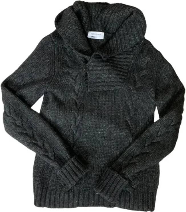 Saint Laurent Vintage Tweedehands gebreide kleding en sweatshirt Blauw Dames