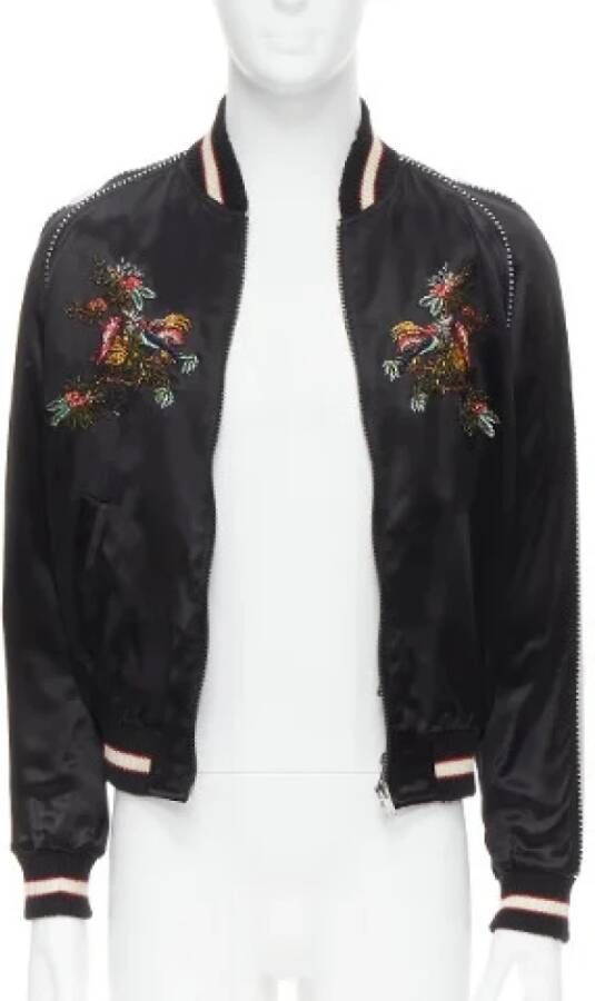 Saint Laurent Vintage Tweedehands jas Zwart Dames
