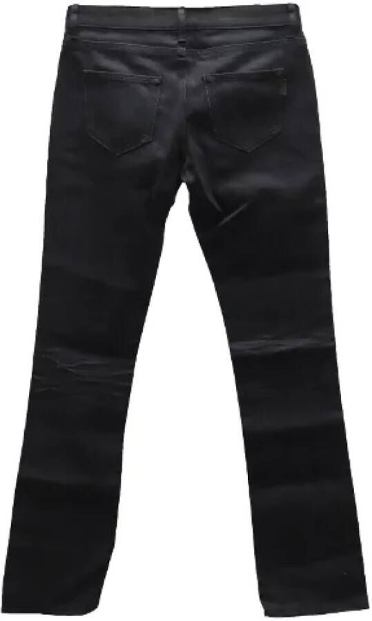 Saint Laurent Vintage Tweedehands jeans Zwart Dames