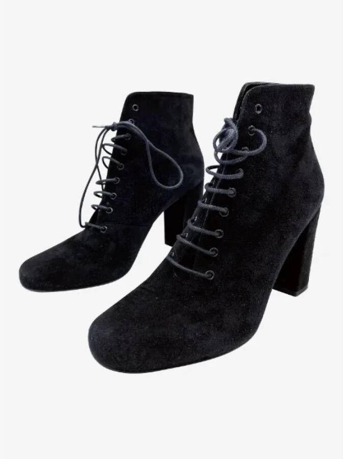 Saint Laurent Vintage Tweedehands laarzen Zwart Dames
