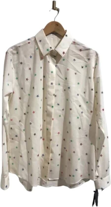 Saint Laurent Vintage Tweedehands overhemd en blouse Beige Dames