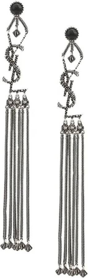 Saint Laurent Vintage Tweedehands sieraden Grijs Dames