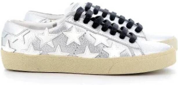 Saint Laurent Vintage Tweedehands sneakers Grijs Dames