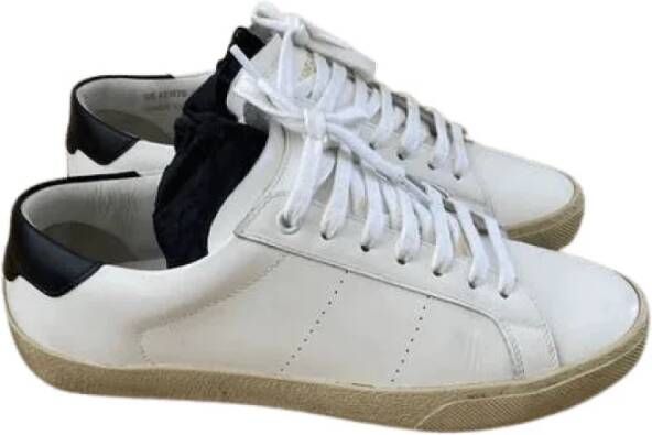 Saint Laurent Vintage Tweedehands sneakers Wit Unisex
