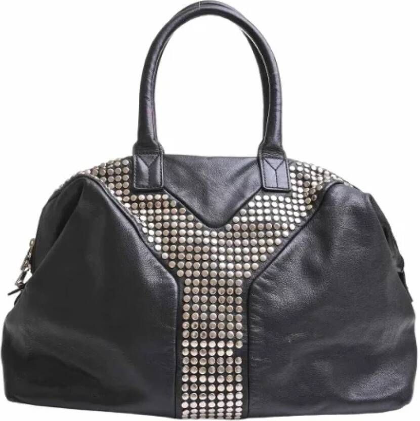 Saint Laurent Vintage Voldoende lederen handtassen Zwart Dames