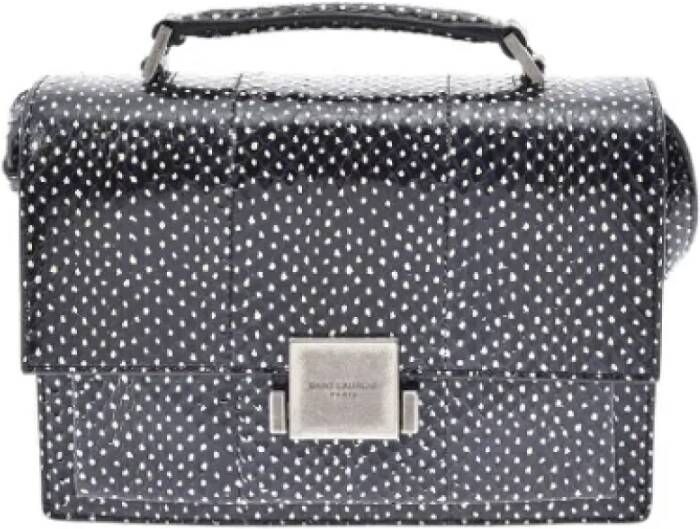 Saint Laurent Vintage Voldoende lederen handtassen Zwart Dames