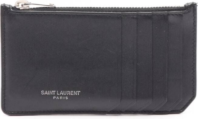 Saint Laurent Vintage Wallets & Cardholders Zwart Heren