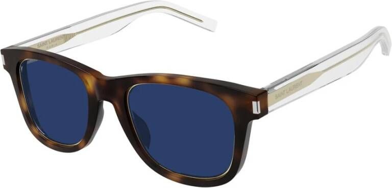 Saint Laurent Zonnebril SL 51 Rim Stijlvolle zonnebril SL 51 Rim Blue Brown Unisex