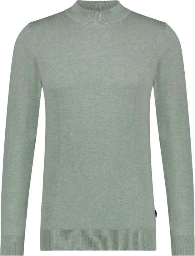 Saint Steve Ben pull green mist melange Groen Heren