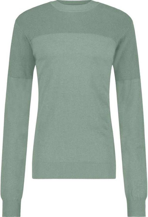 Saint Steve Jan pull green mist melange Groen Heren