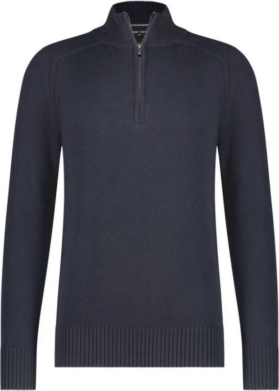 Saint Steve Levi Pullover Trui Blauw Heren