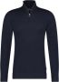 Saint Steve Navy Blue Half Zip Sweater Black Heren - Thumbnail 2