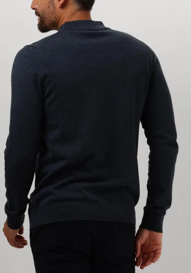 Saint Steve Blauwe Gebreide Trui voor Heren Blue Heren - Foto 2