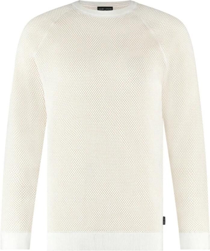 Saint Steve Steven Pullover White Heren