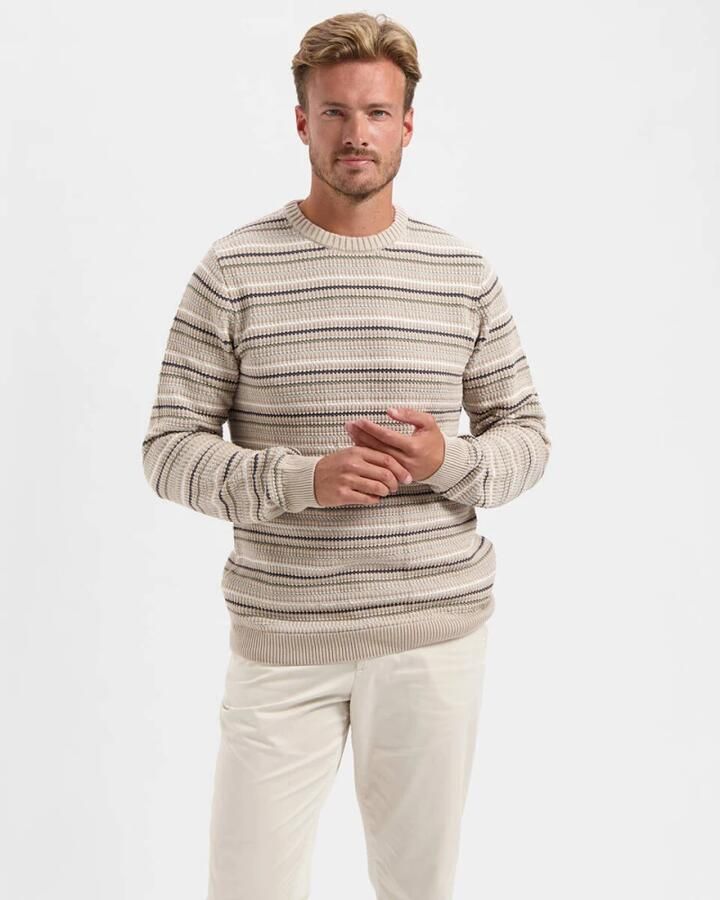 Saint Steve TIM Pullover Beige Heren - Foto 2