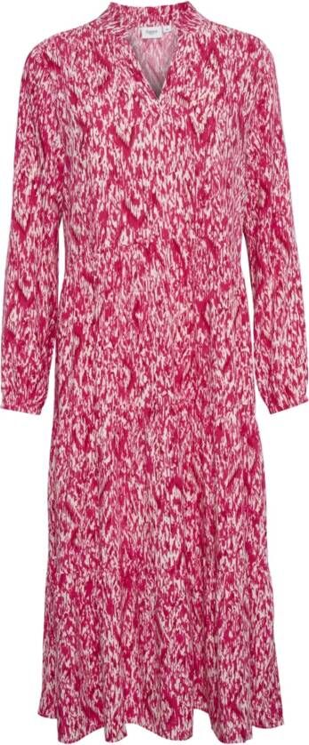 Saint Tropez Midi-jurk met all-over motief