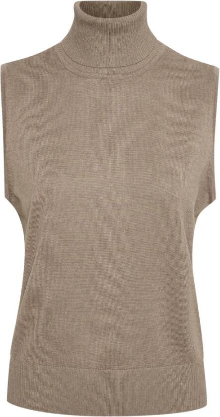 Saint Tropez MilaSZ Roll-N Vest Beige Dames