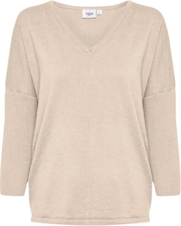 Saint Tropez Trui met V-hals MilaSZ V-N Pullover