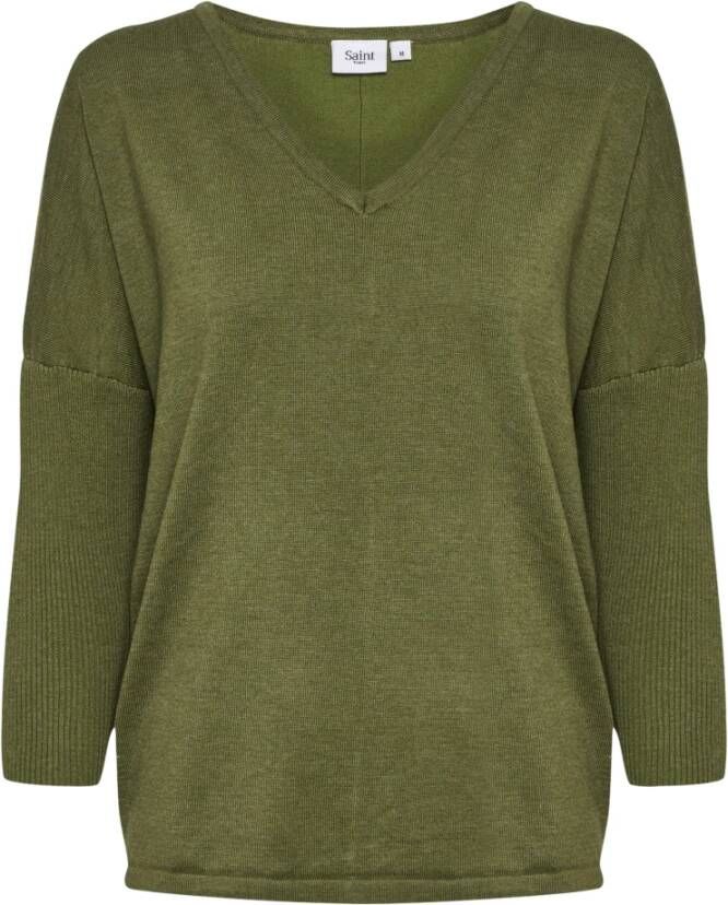 Saint Tropez Trui met V-hals MilaSZ V-N Pullover