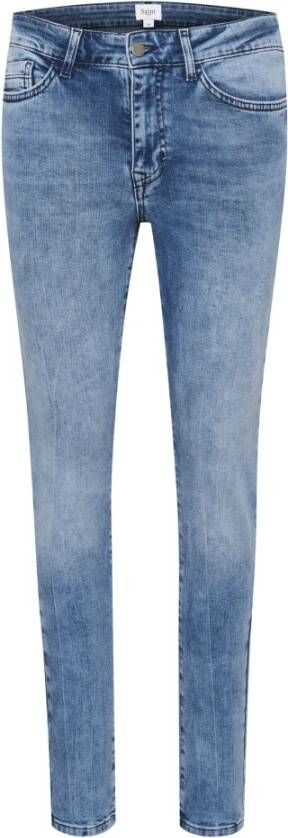 Saint Tropez Slim Fit Lichtblauwe Denim Jeans Blue Dames
