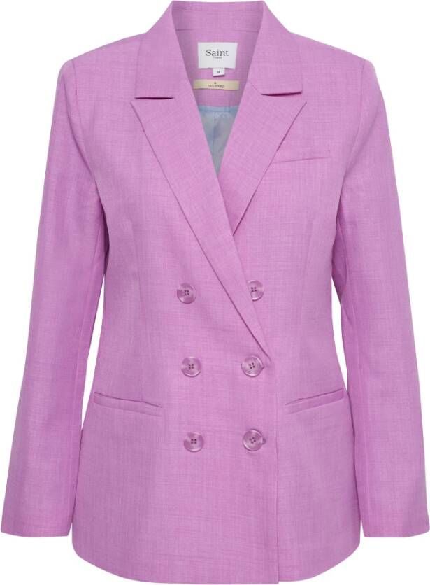 Saint Tropez Blazer met strookzakken model 'Nava'