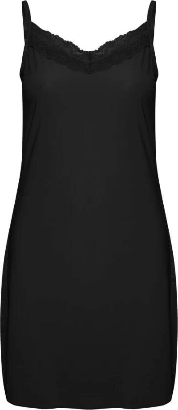 Saint Tropez Vrouwelijke Kant Jurk Zwart Black Dames